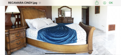 Recámara King size digna de una reyna