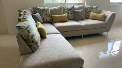 Sala Modular en L Sofa , Sillón 