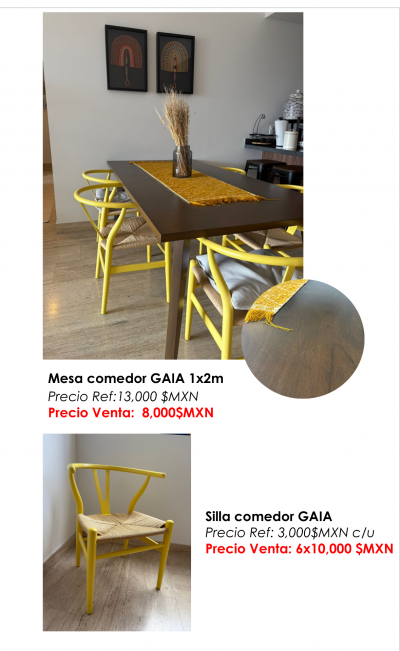 Comedor 6 sillas
