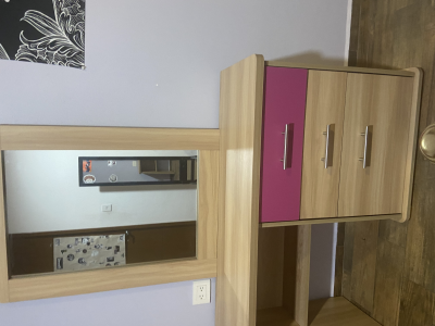 tocador rosa para niñas