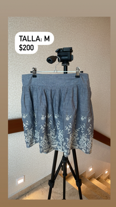 Faldas y shorts mujer talla chica y mediana 