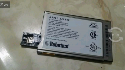 PcCard xJack connector 28.8/14.4 Kbps Data/Fax (usado)