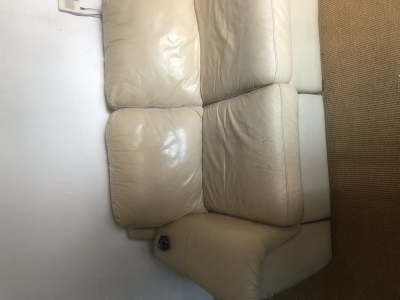 Sala piel auténtica 3 piezas 