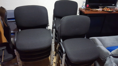 SILLA DE VISITA ISO ACOJINADA