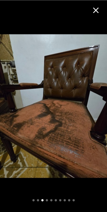 Par de sillones de caoba marca PACO SOBRINO