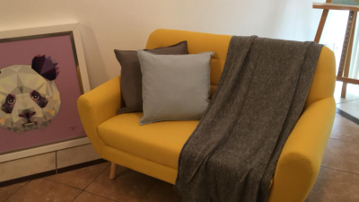 Sillón color amarillo