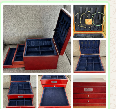 Joyero de madera de Cerezo