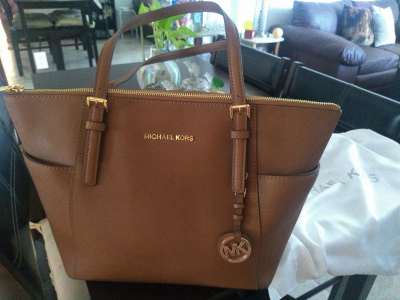 Bolsa piel marca  Mk original