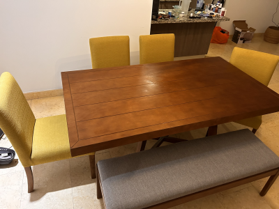 Comedor con seis plazas
