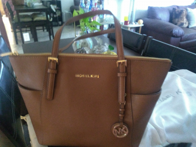 Bolsa piel marca  Mk original