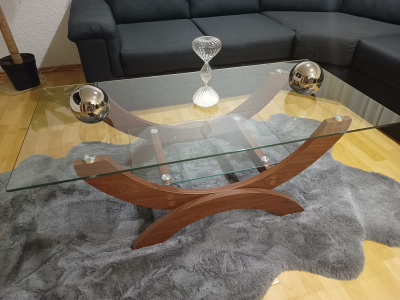 Se vende mesa de centro de lujo con doble altura nueva 