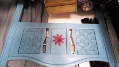 Linda Cabecera Matrimonial Azul💖