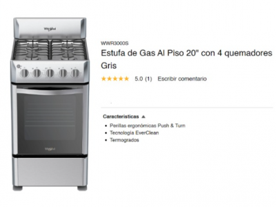 Cocina Integral con estufa