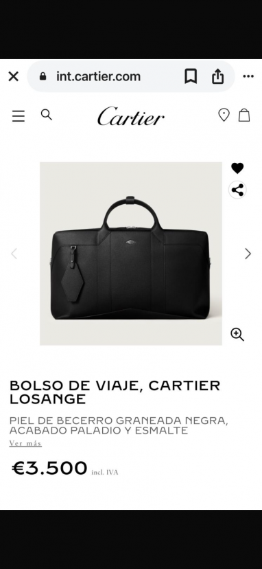 Portafolio maletín marca Cartier