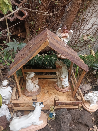 Casa para nacimiento navidad 