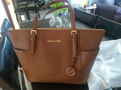 Bolsa piel marca  Mk original