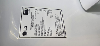 Refrigerador LG 22 Pies Cúbicos