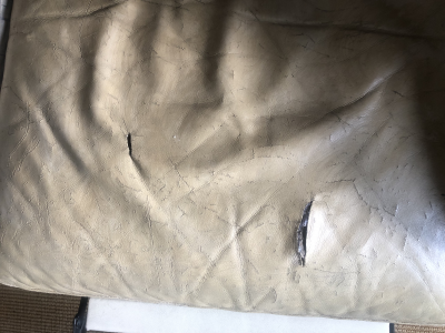 Sala piel auténtica 3 piezas 