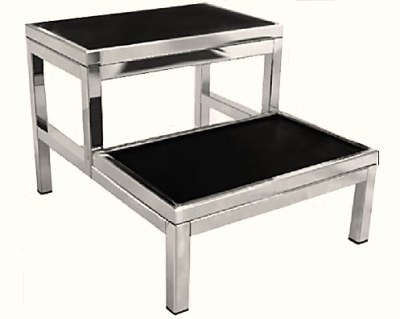 ESCALERILLA DOS PELDAÑOS. 513.352.0111 CROMADA 