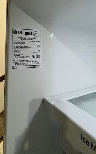 Refrigerador LG-lt41sgpx Inverter Freezer Platinum Silver