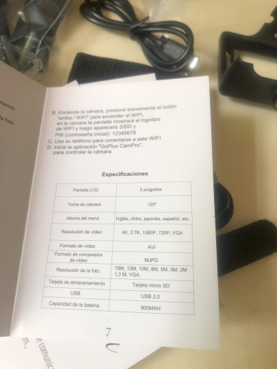 Oportunidad única Camara Pro Action Cam 4K WiFi