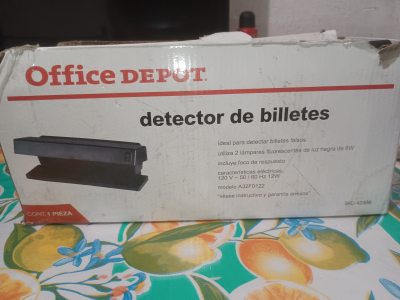 Detector de billetes 