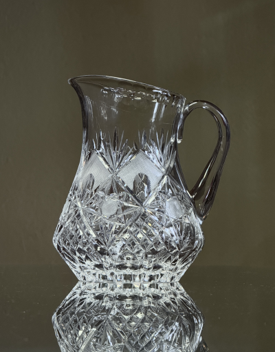 Jarra cristal cortado