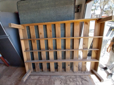 Base de madera matrimonial