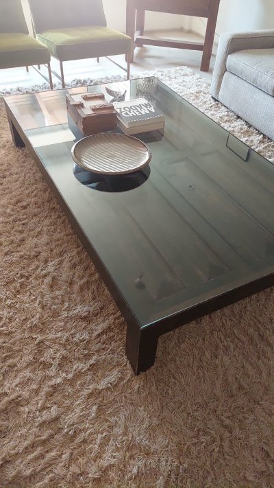 Mesa de centro acero