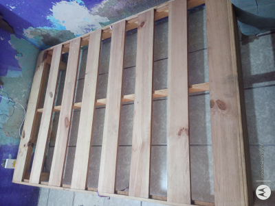 base matrimonial de madera 