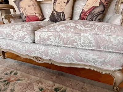 Sala clásica de 3 sillones 