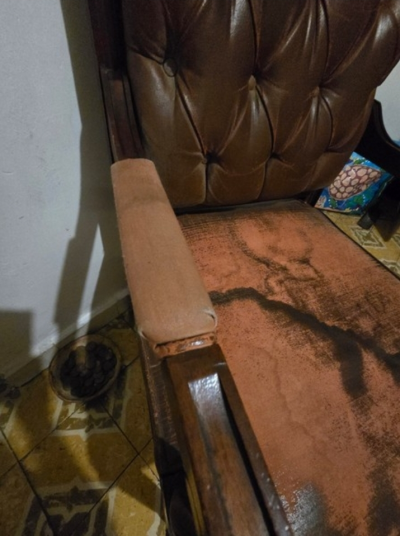 Par de sillones de caoba marca PACO SOBRINO