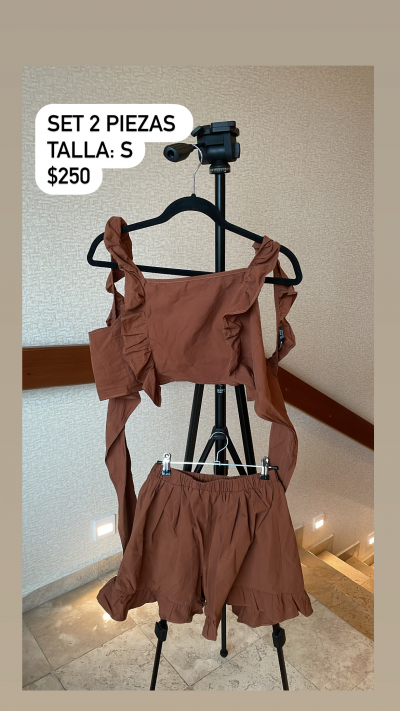Set de 2 piezas mujer talla chica 