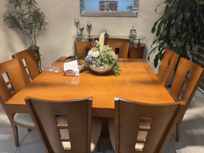 Comedor con 8 sillas 