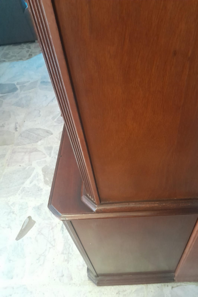 comedor con 7 sillas madera fina