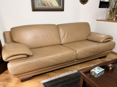 Set de sala con dos sillones, marca Tutto Pelle