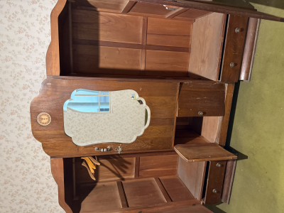 Ropero y lunq antiguos madera muy fina