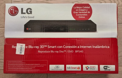 BLU-RAY Disc. Marca, LG. 