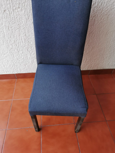 Set de 6 sillas de tela