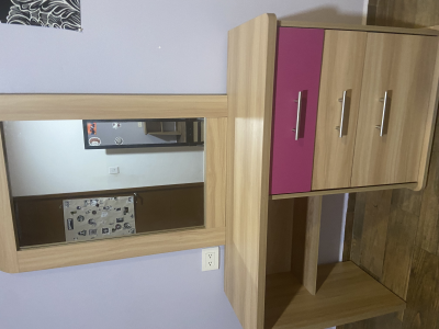 tocador rosa para niñas