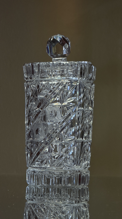 Dulcera/Florero Cristal Cortado.