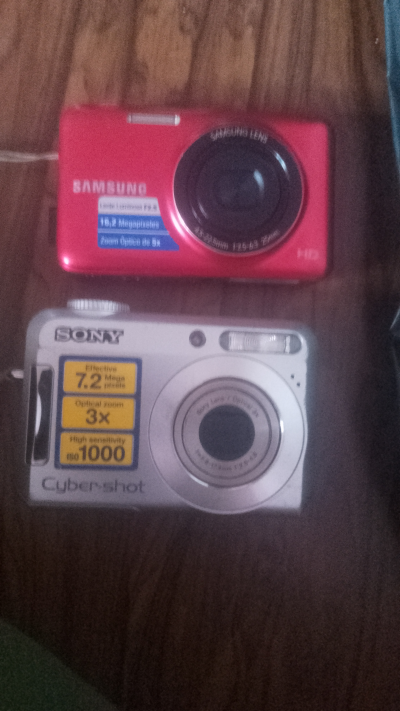 Cámaras digital Samsung y Sony patines eléctricos 