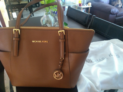 Bolsa piel marca  Mk original