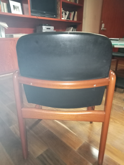 Mesa redonda de trabajo cristal biselado