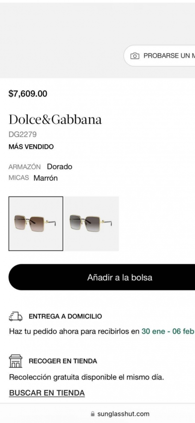 Lentes D&G
