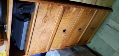 Cómoda de madera EXCELENTE ESTADO con detalles