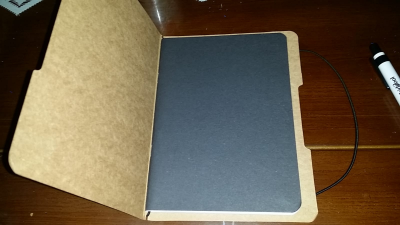 Libreta con pluma