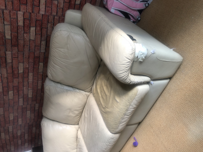 Sala piel auténtica 3 piezas 