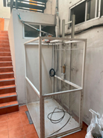 Montacargas/Elevador Casero.  