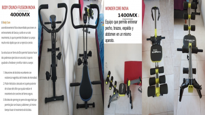 Body Crunch Fussion Inova y Wonder Core Inova!!!SEMINUEVAS!!!